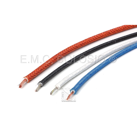 Silicone + Fiber Glass Braid C01--